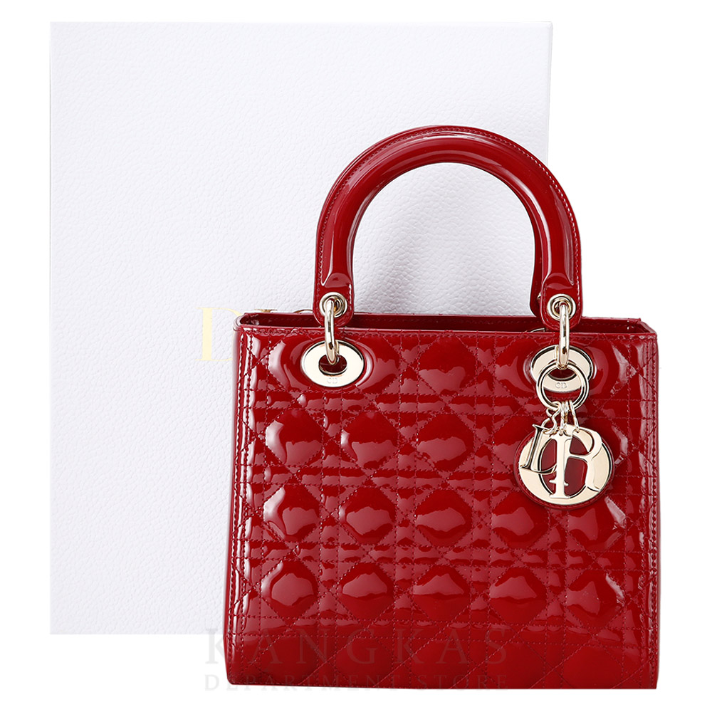 CHRISTIAN DIOR(USED)크리스찬디올 레이디디올 페이던트 미듐